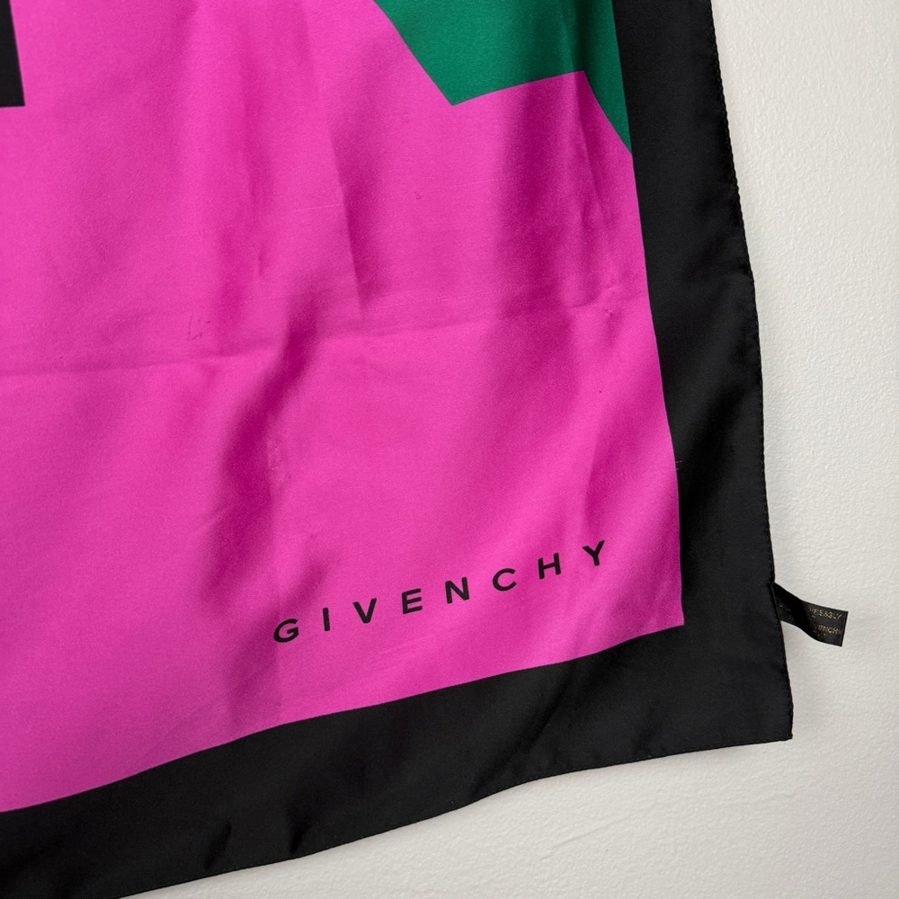 Givenchy Parfums Polyester Logo Colorblock Scarf - image 2